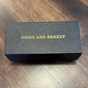 Coco and Breezy Black Protective Box with Gold Logo